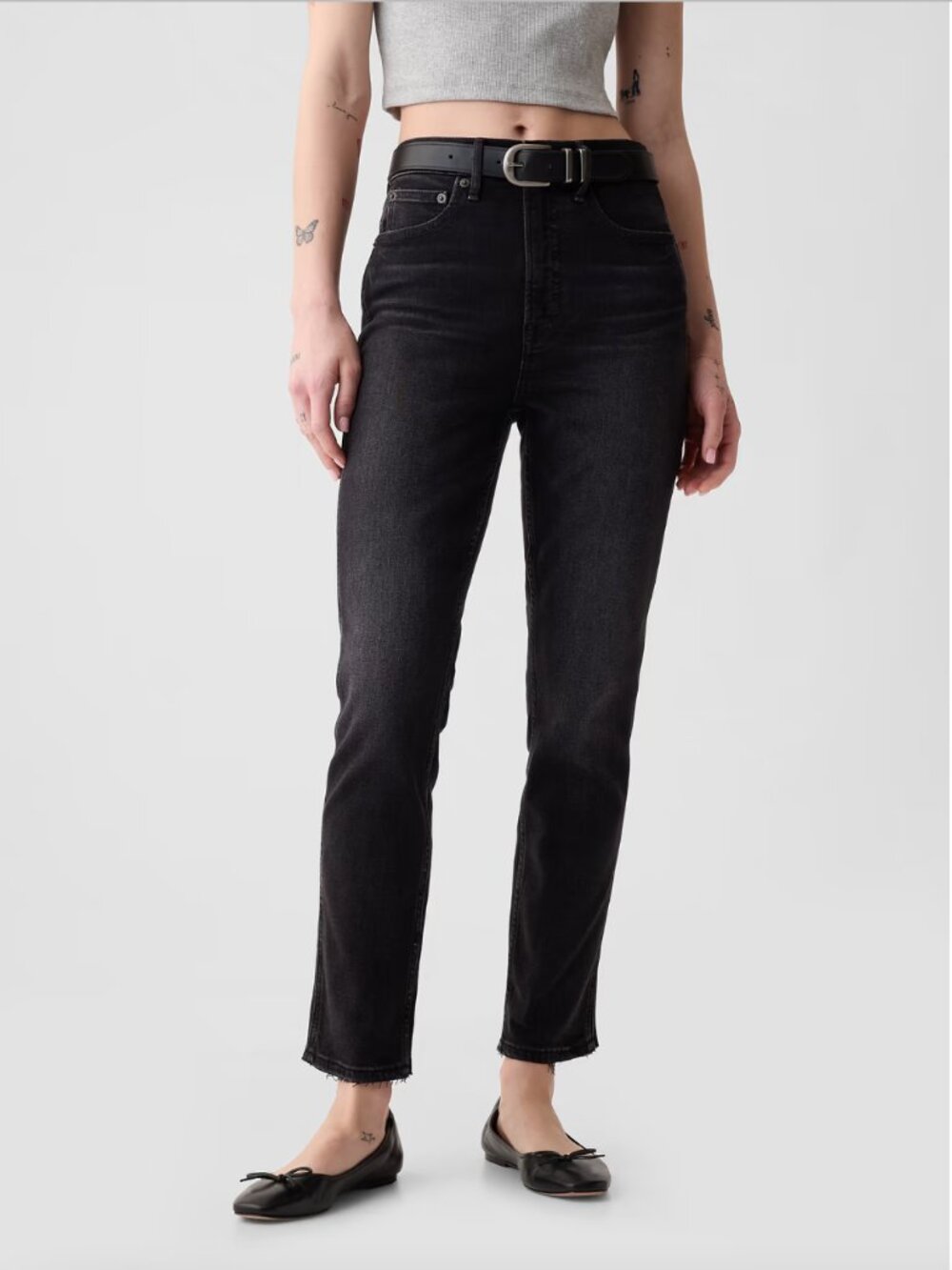 Gap Women's Vintage Slim High Rise Black Jean 30